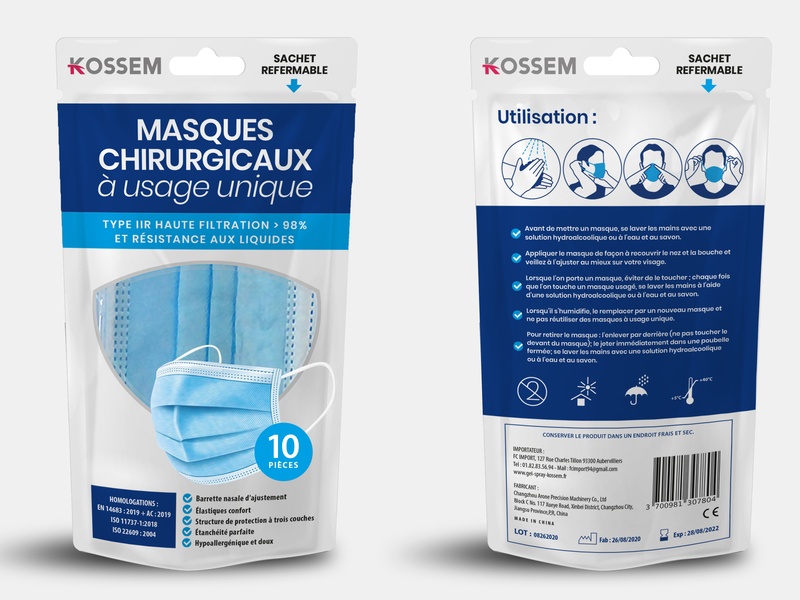 Masques type IIR