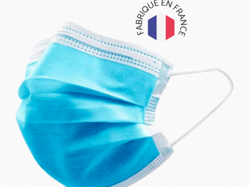 Masques type IIR Fabrication 100% Française